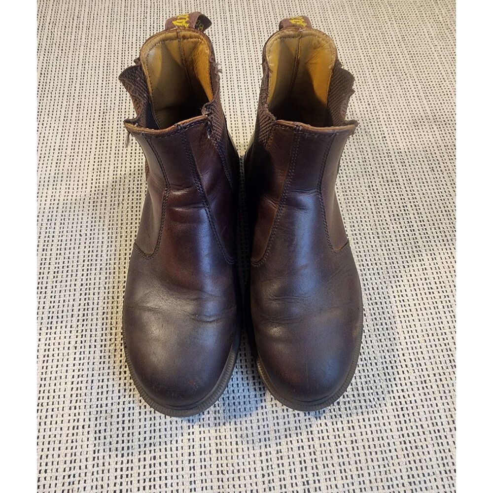 Dr. Martens 2976 Chelsea Boots Brown Leather US Women 9 Men 8 UK 7